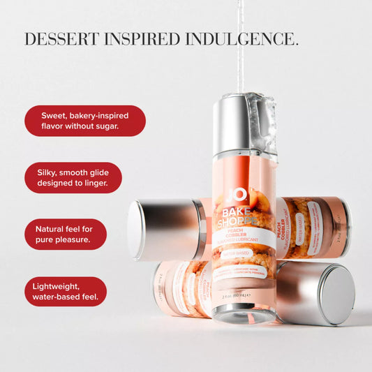 JO Bake Shoppe Peach Cobbler Lubricant 60ml | System JO
