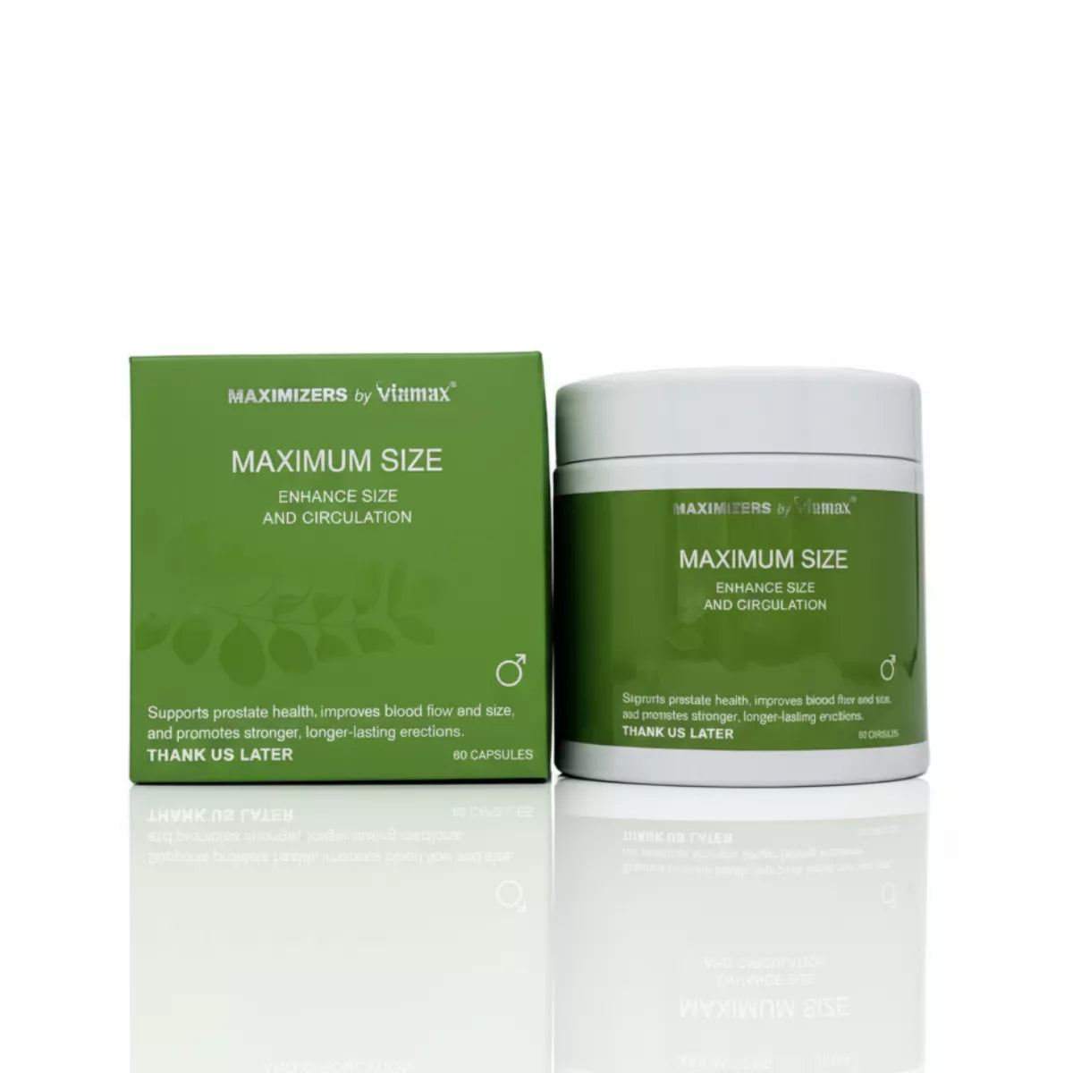 Maximizers by Viamax - Maximum Size - 60 Capsules