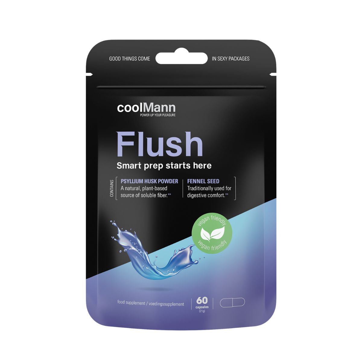 Flush Food Supplement Fiber Complex 60 pcs | Coolmann