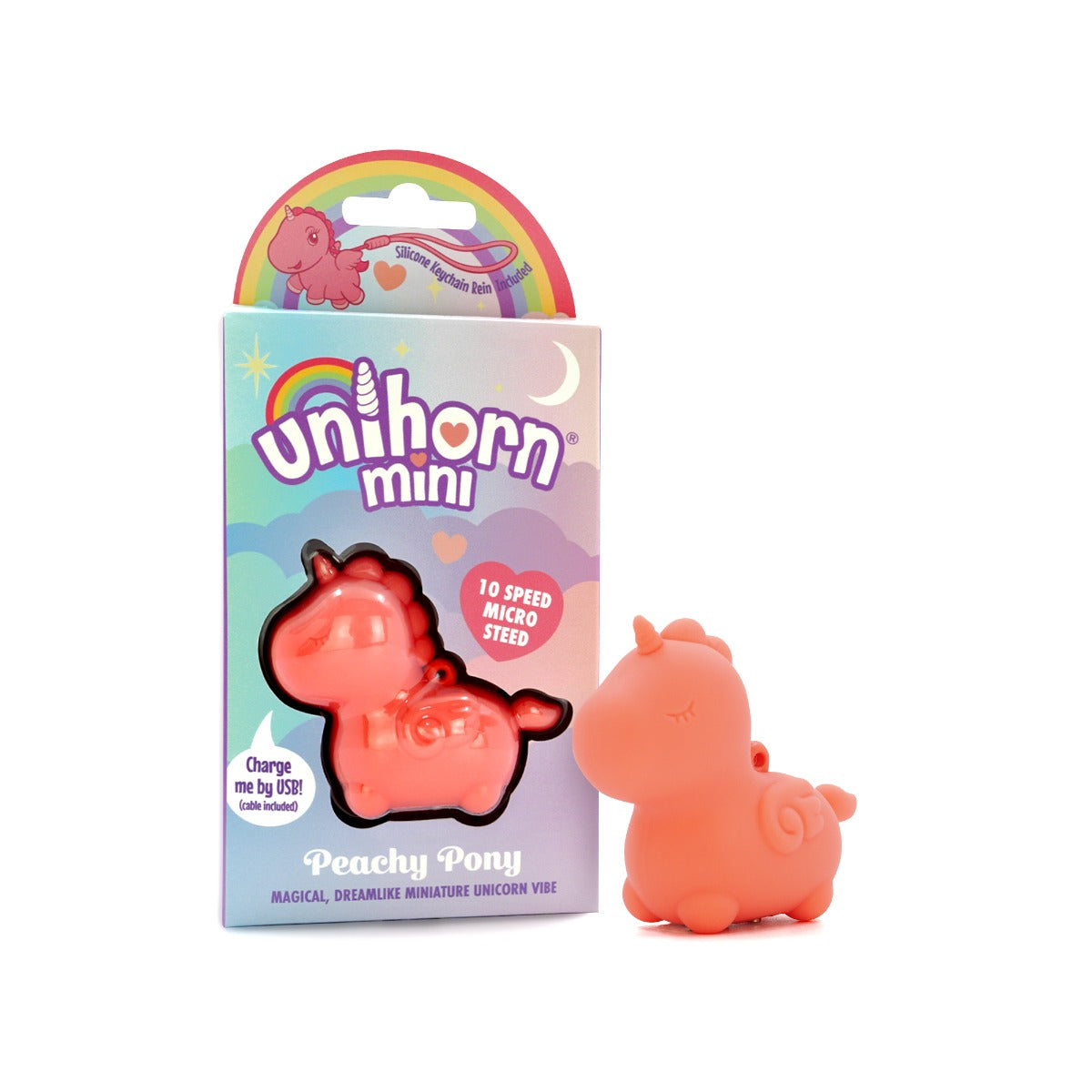 Unihorn Mini Peachy Pony Vibrator | Creative Conceptions