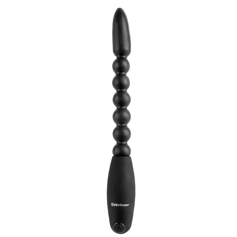 ANAL Fantasy Collect. - Anal Balls with Vibration Flexa Pleaser Black