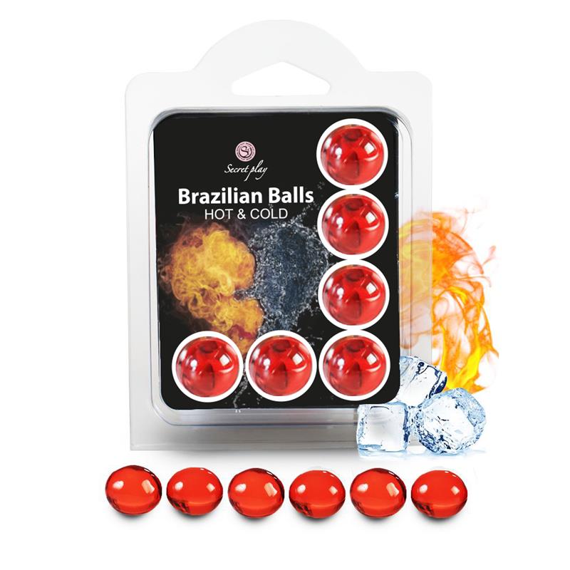 Secretplay Set 6 Brazilian Balls Hot and Cold Effect | Secret Play
