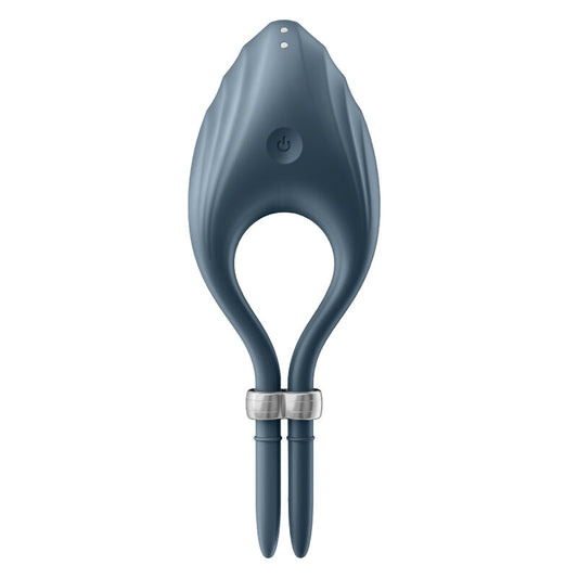 Satisfyer - Duelist Ring Vibrator Grey – Vibrating Cock Ring