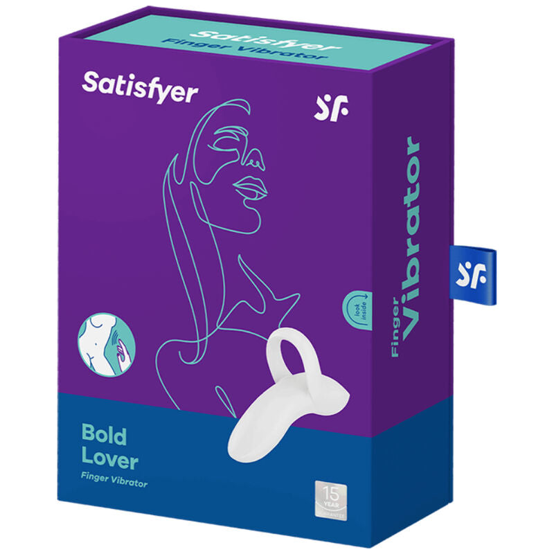 Satisfyer - Bold Lover Finger Vibrator White – Mini Finger Vibrator