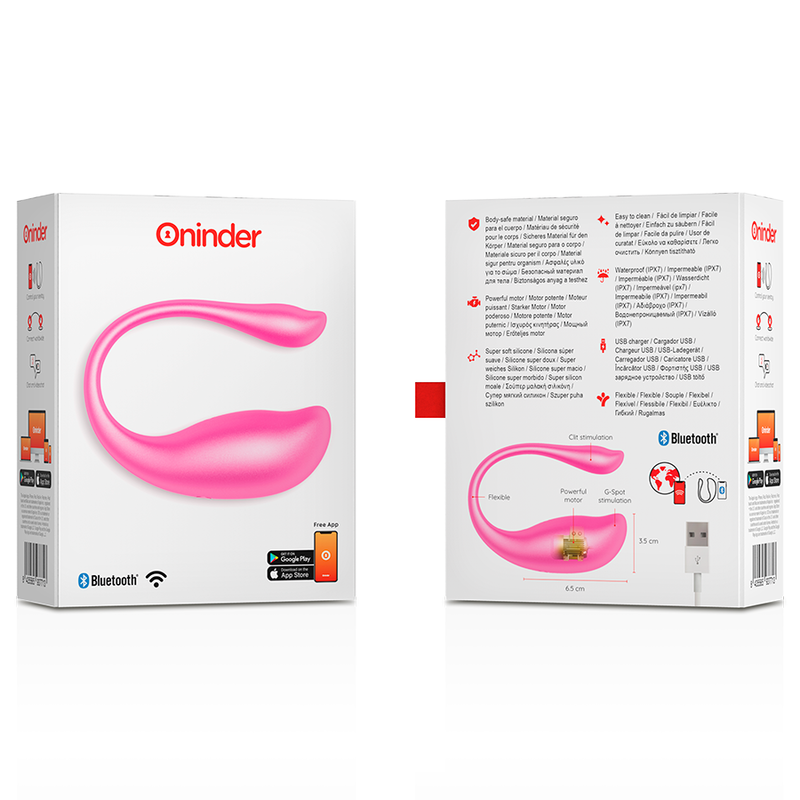 Oninder - Nairobi Vibrating Egg Pink - Free App – Egg Vibrator