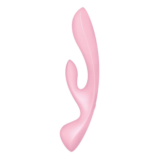 Satisfyer - Triple Oh Hybrid Vibration Pink – Rabbit Vibrator