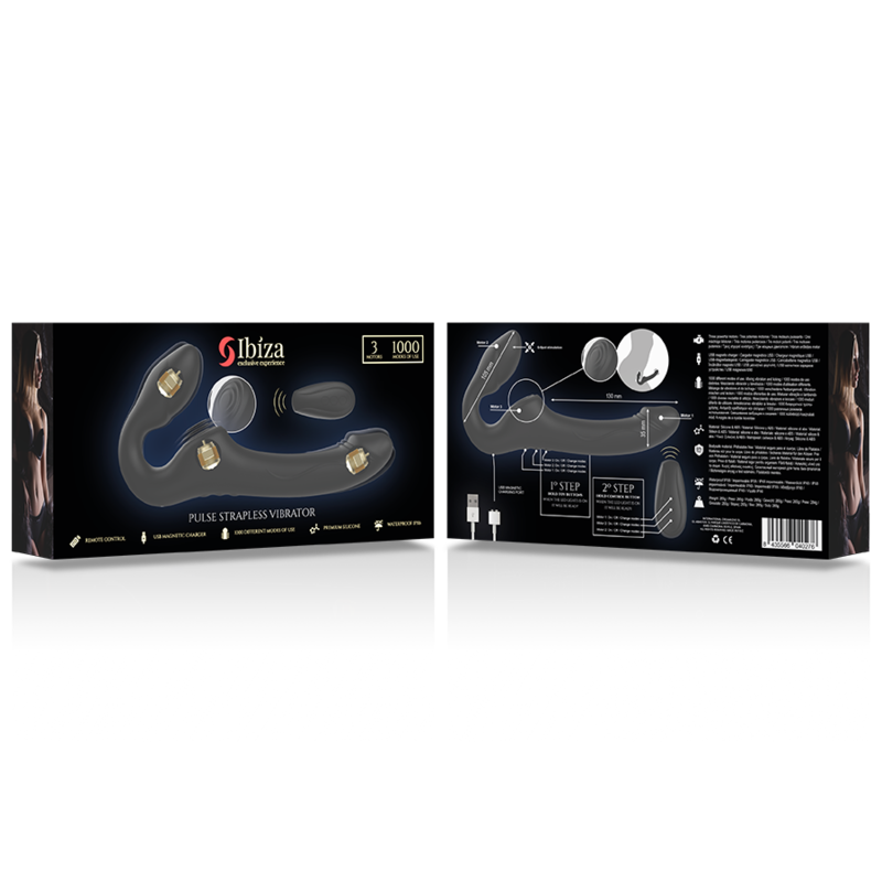 Ibiza - Strapless Vibrator with Remote Control Push Button – Remote Control Vibrator