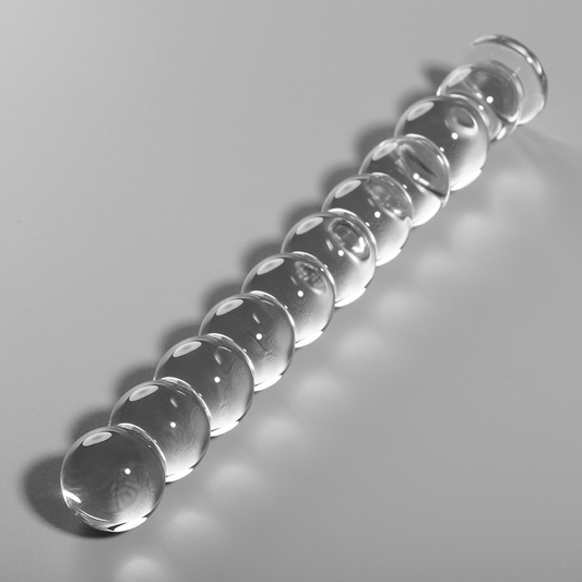Nebula Series by Ibiza - Model 22 Dildo Borosilicate Glass Clear 21.5 cm - O - 2.5 cm – Glass Dildo