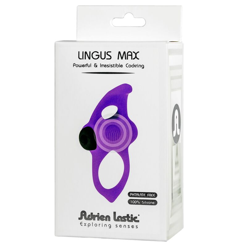 Adrien Lastic - Lingus Max Violet Vibrator Ring – Clitoral Vibrator