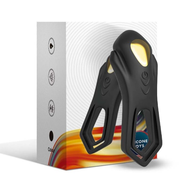 Armony - Roadster Vibrator Double Ring Remote Control Black – Remote Control Vibrator