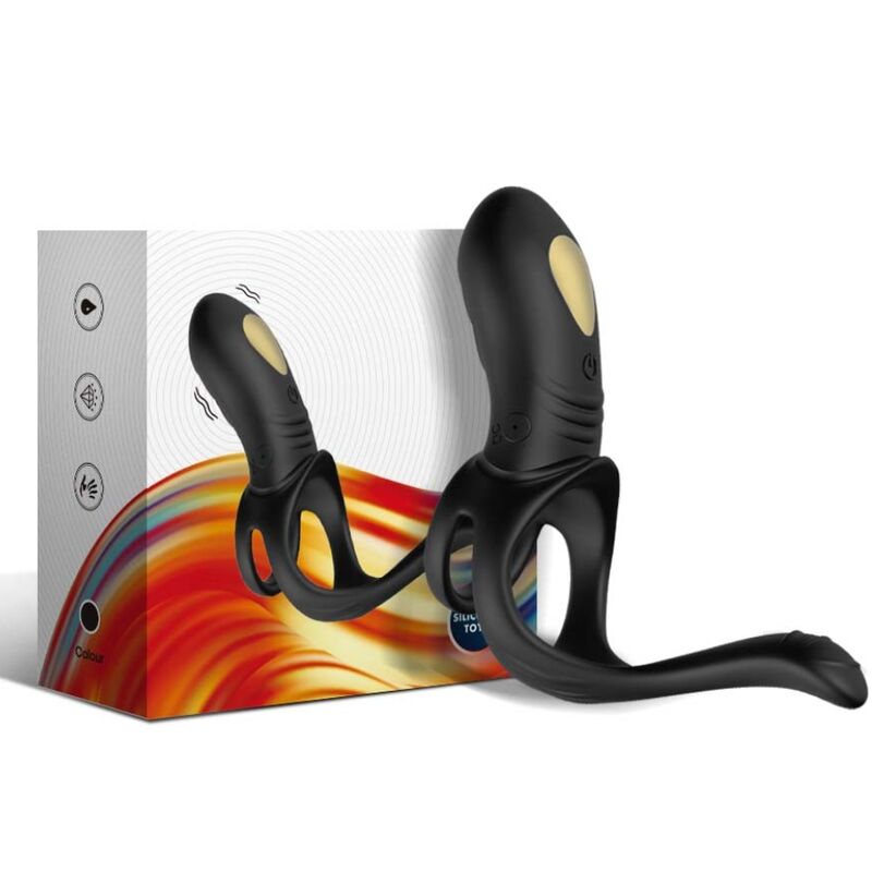 Armony - Joy Jumper Ring Vibrator for Couples & Anal Plug Black – Vibrating Butt Plug