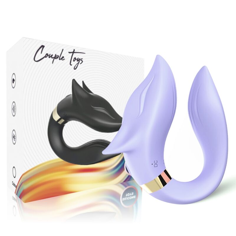 Armony - Fox Vibrator for Couples Remote Control Purple – Remote Control Vibrator