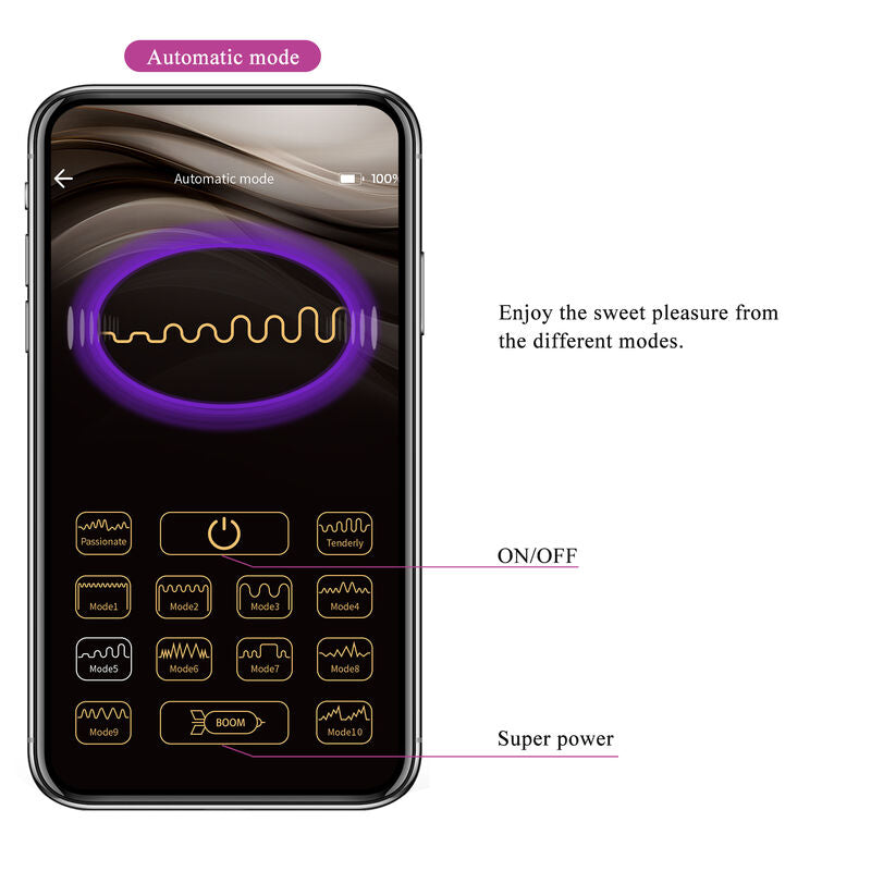 Pretty Love - Hector Electroshock Vibrator by App Control Purple – App Controlled Vibrator