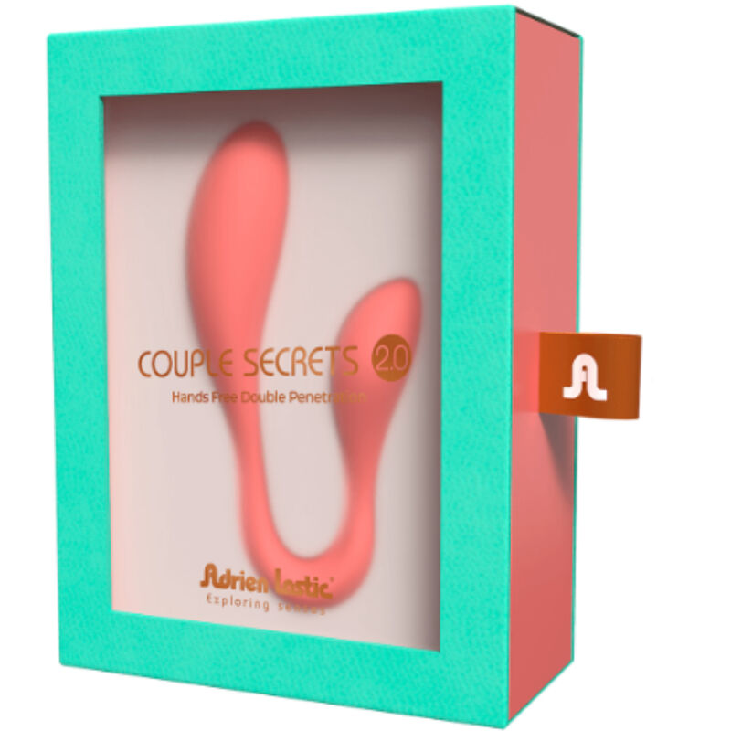 Adrien Lastic - Couple Secrets Ii Double Stimulation Pink + Free App – Water Based Lubricant