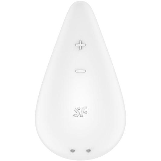 Satisfyer - Dew Drop Vibrator Lay-on White – Clitoral Vibrator