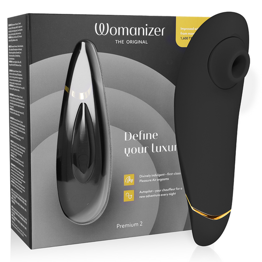 Womanizer Premium 2 Clitoral Stimulator Black body