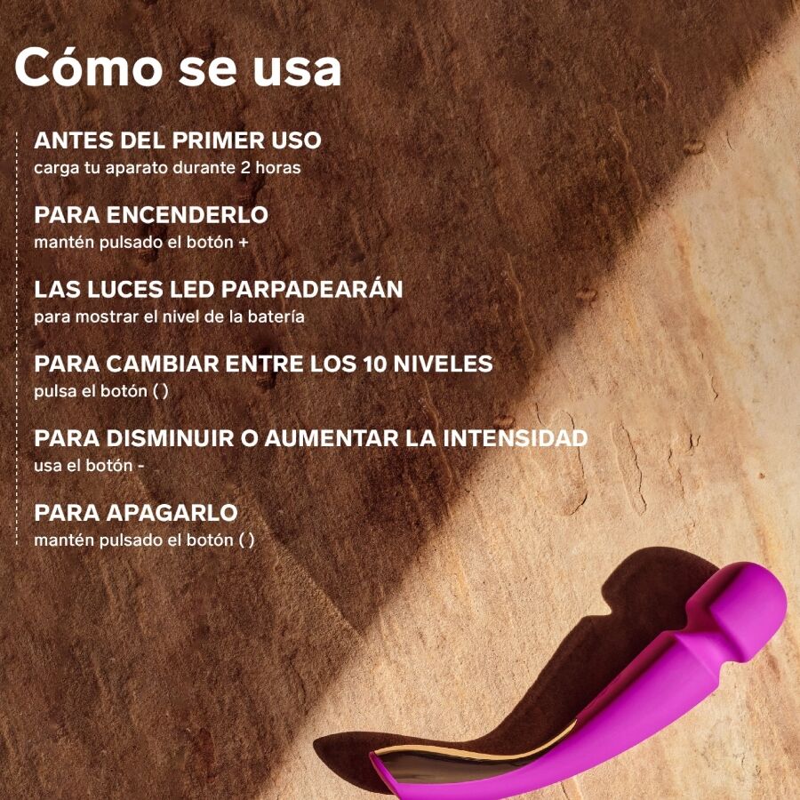 Lelo - Smart Medium Wand 2 Ocean Blue Massager – Wand Vibrator
