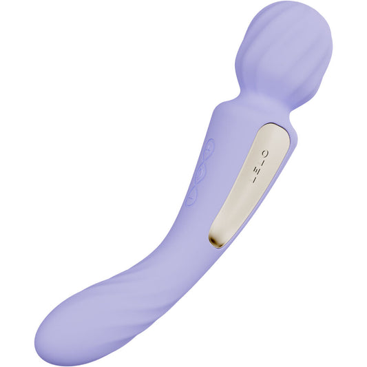 Lelo - Switch Vibrator Wanda Double Stimulation Lilac – Wand Vibrator