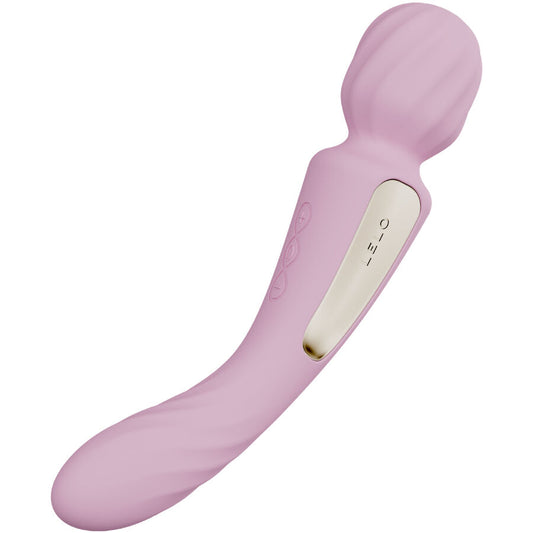 Lelo - Switch Vibrator Wanda Double Stimulation Soft Pink – Wand Vibrator