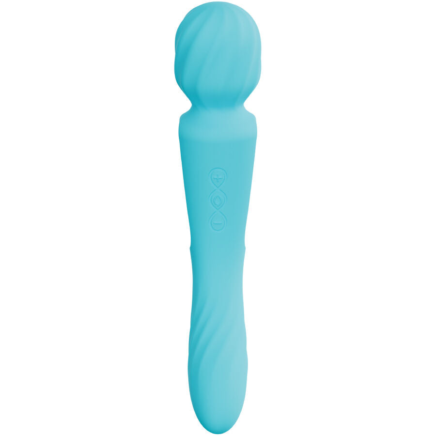 Lelo - Switch Vibrator Wanda Double Stimulation Aqua – Wand Vibrator
