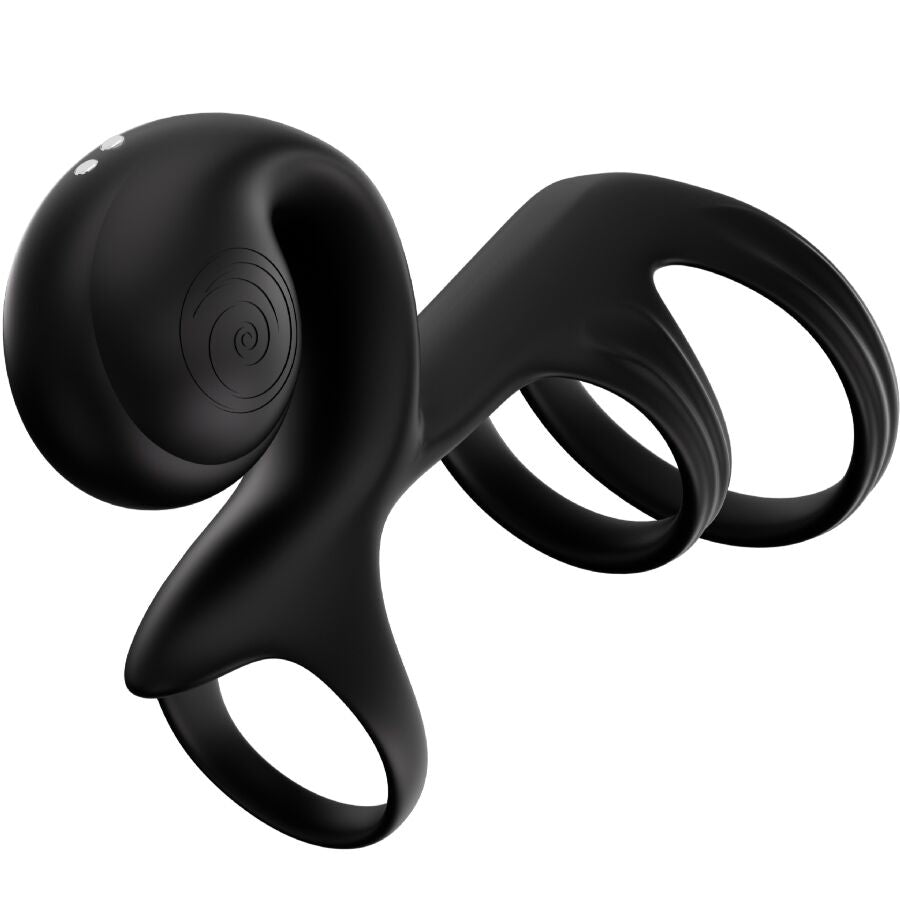 JOVI ARC COUPLE RING REMOTE CONTROL BLACK | Snail Vibe — Black