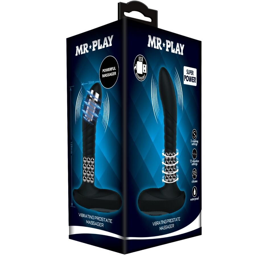 Mr Play - Prostate Massager with Rotation and Vibration – Prostate Vibrator