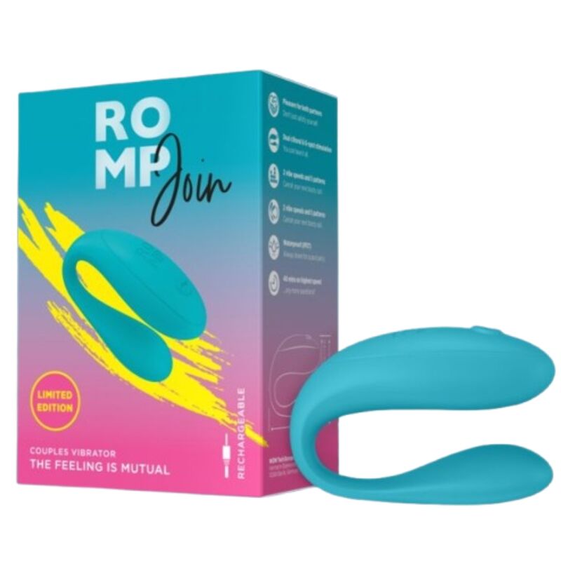 ROMP - Join - Turquoise Couples Vibrator – Egg Vibrator