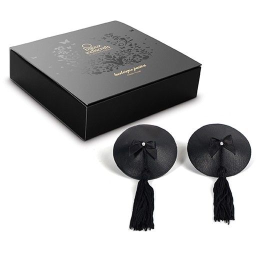 Bijoux - Burlesque Black Nipple Covers – Lingerie Set