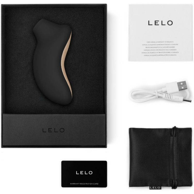 Lelo - Clitoris Stimulator Sona Cruise Black – Clitoral Suction Stimulator