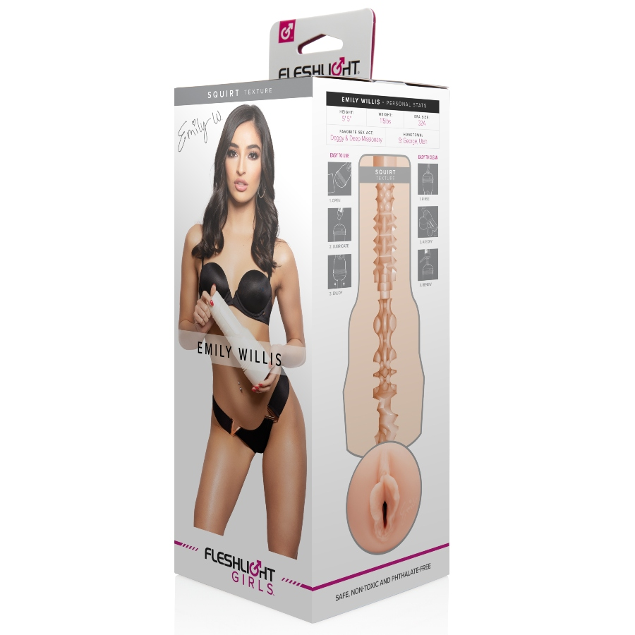 Fleshlight Girls - Emily Willis Squirt Vagina – Male Masturbator
