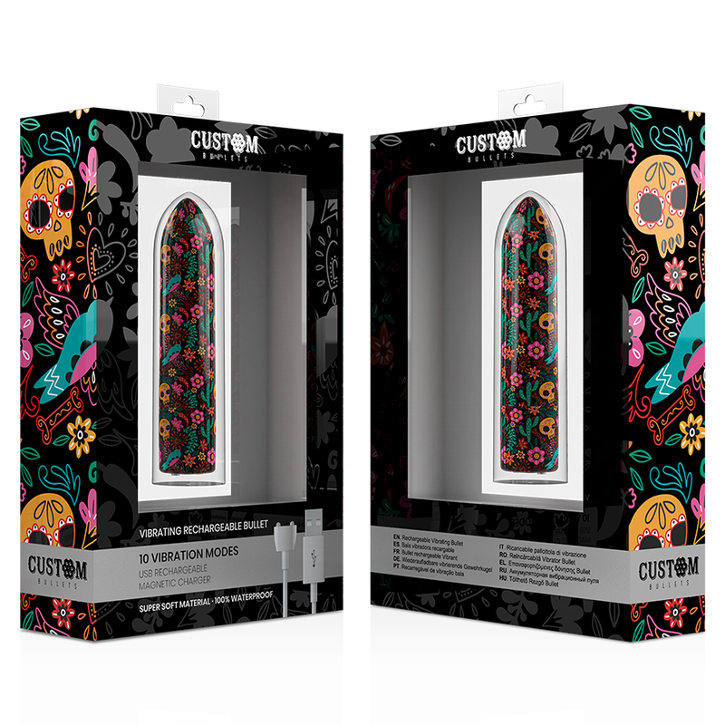 Custom Bullets - Rechargeable Skull Magnetic Bullet 10 Intensities – Bullet Vibrator