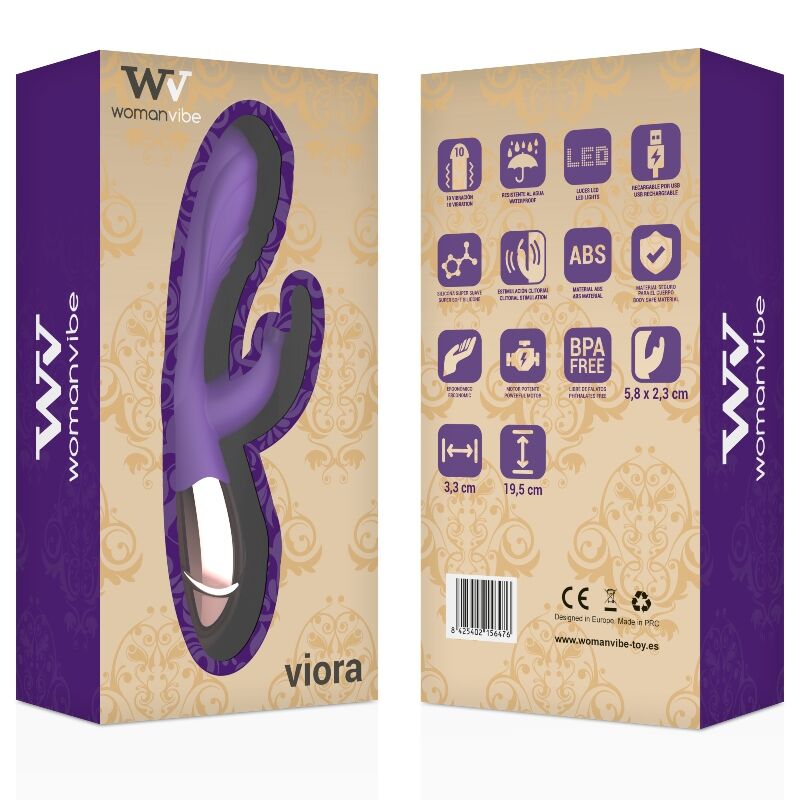 Womanvibe - Viora Silicone Rechargeable Vibrator – Silicone Vibrator