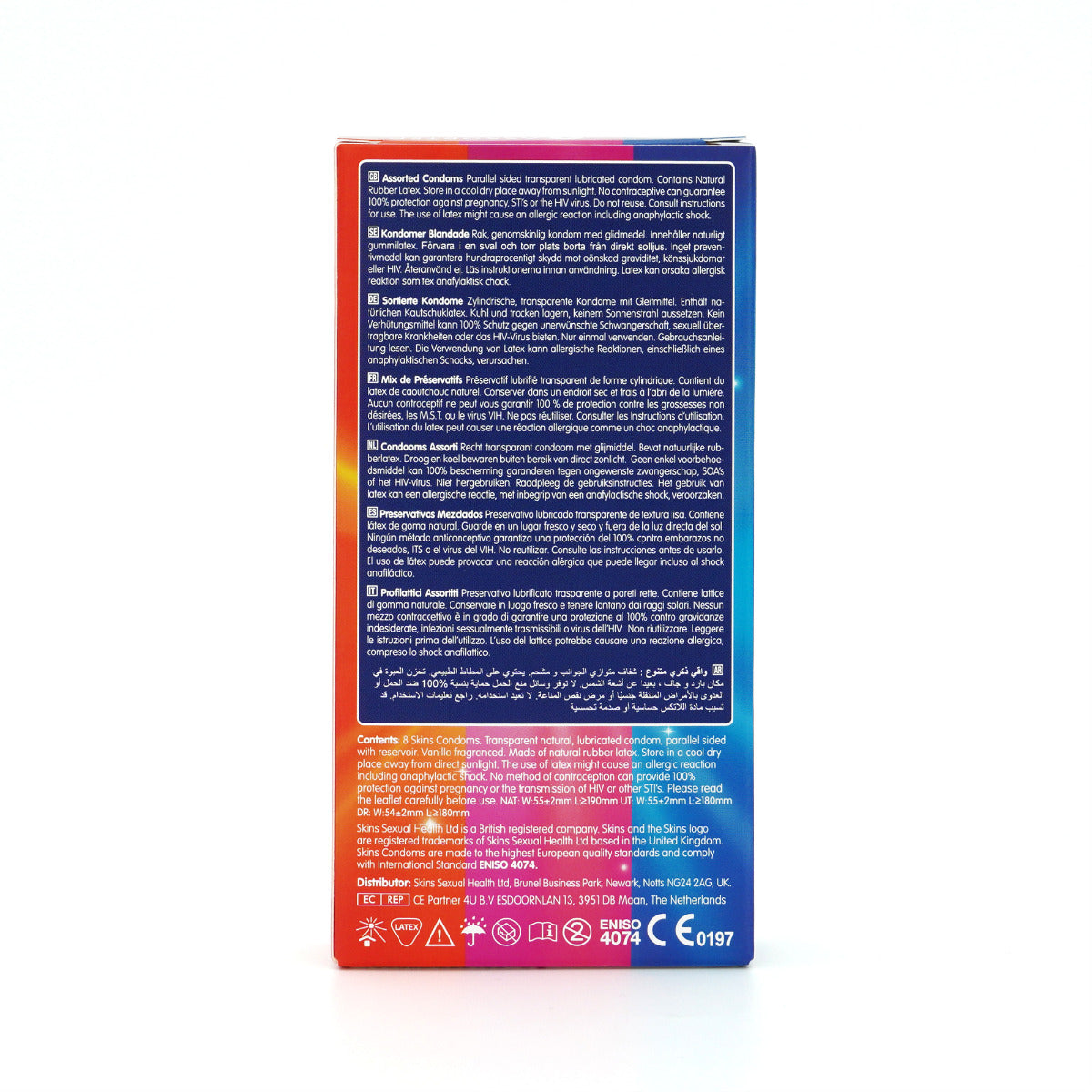 Condoms Assorted 8 Pack | Skins