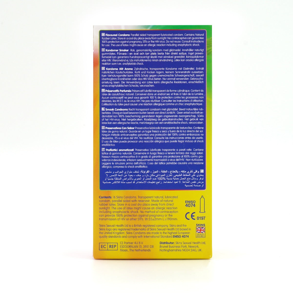 Condoms Flavours 16 Pack | Skins