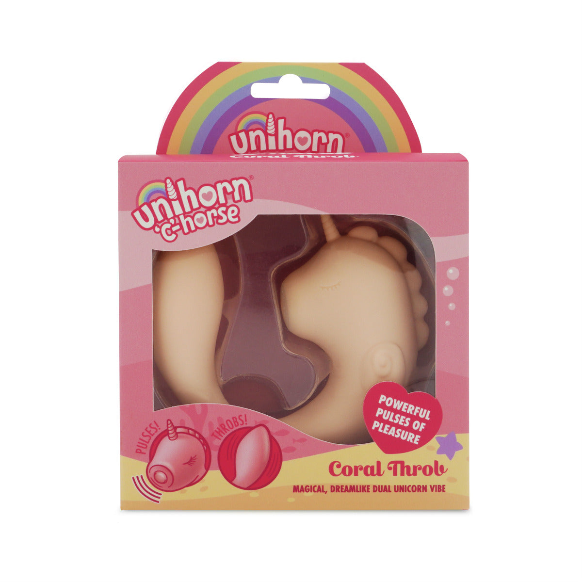 C Horse Coral Throb | Unihorn