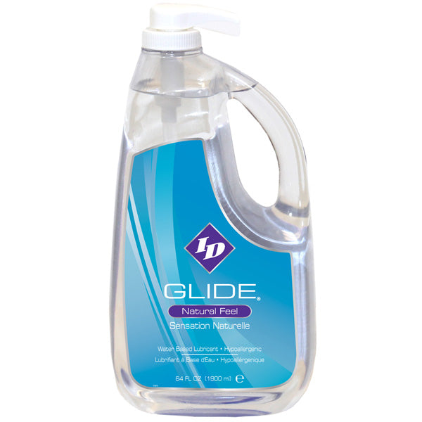 Glide Water Based Lubricant + Hypoallergenic Natural Feel 1900 Ml | ID