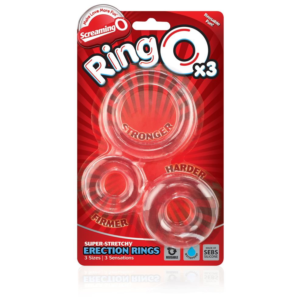 Screaming O RingO's x3 Clear