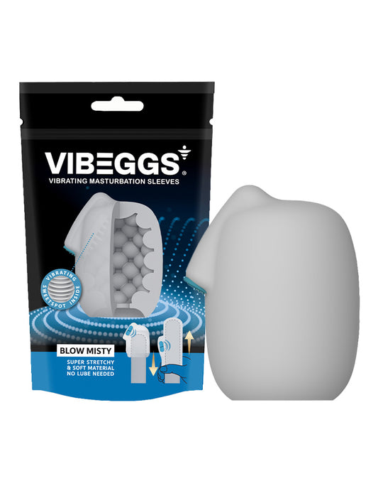 VIBEGGS Blow Misty Vibrating Masturbation Sleeve | Nan