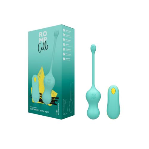 Cello Vibrating Love Egg | ROMP — Turquoise