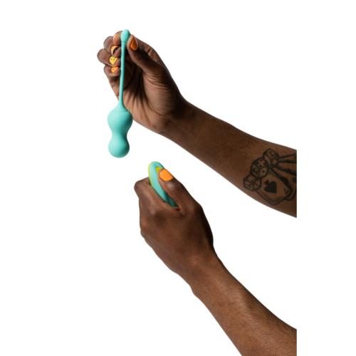 Cello Vibrating Love Egg | ROMP — Turquoise