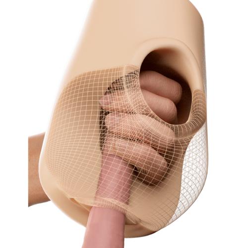 Pipedream - PDX Plus Pussy Pounder Squeeze Stroker - Beige — Beige