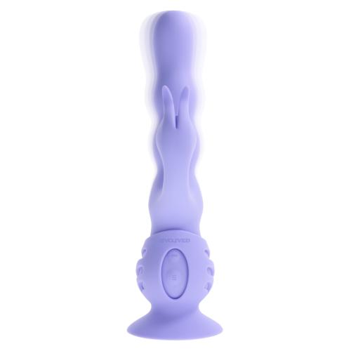 Wiggly Bunny Rabbit Vibrator - Purple | Evolved — Purple