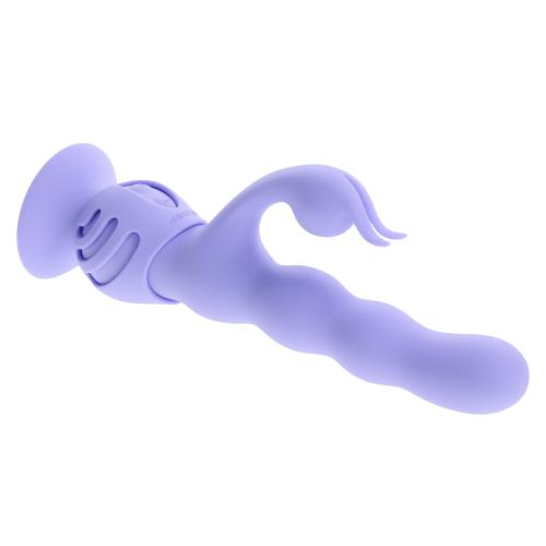 Wiggly Bunny Rabbit Vibrator - Purple | Evolved — Purple