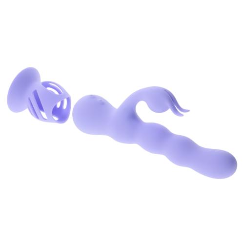 Wiggly Bunny Rabbit Vibrator - Purple | Evolved — Purple