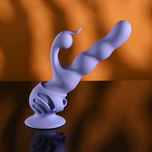 Wiggly Bunny Rabbit Vibrator - Purple | Evolved — Purple