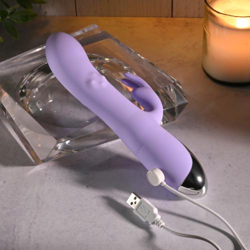 Spinderella Rabbit Vibrator - Pink | Evolved — Pink
