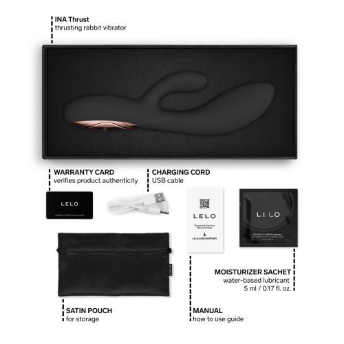 INA Thrust Dual-Action Massager | LELO — Black