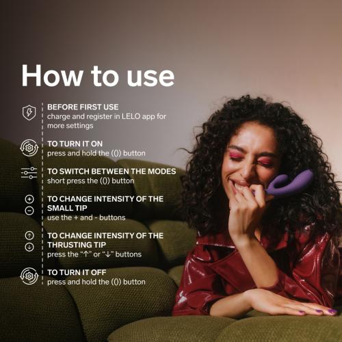 INA Thrust Dual-Action Massager | LELO — Black