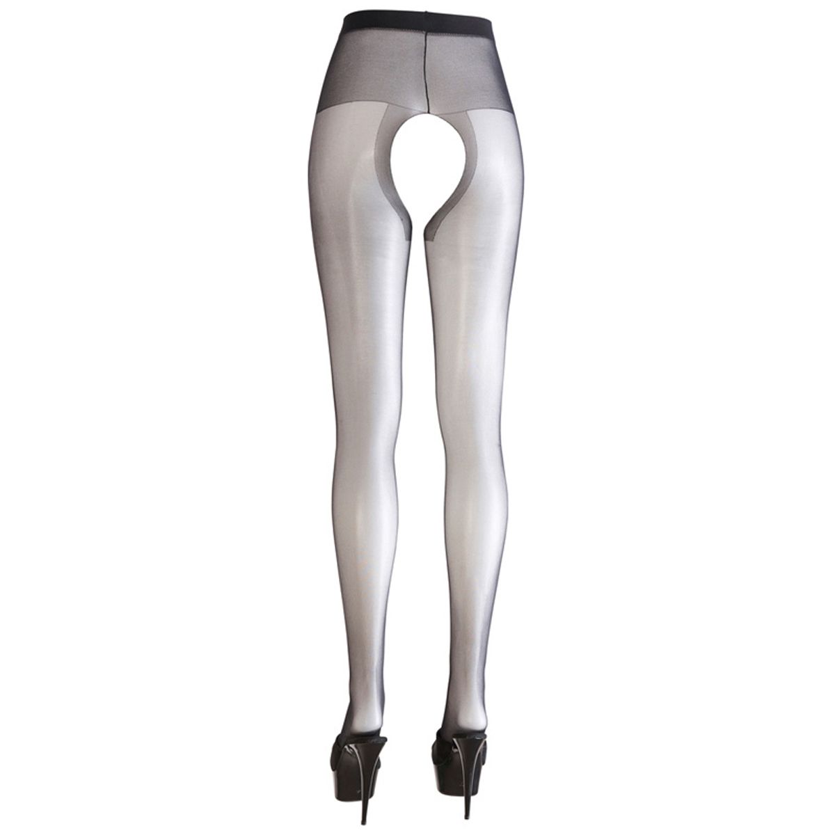 Crotchless Tights black