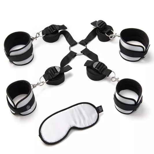 Grey Fifty Shades of Grey Hard Limits Bondage Set Under Bed System bondage accessory